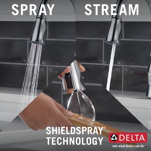 Main product image of Single-handle Pull-down Kitchen Faucet (Chrome), 19888Z-DST