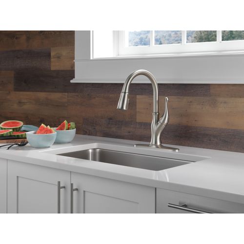 Main product image of Ophelia Single-handle Pull-down Kitchen Faucet (Spotshield Stainless), 19888Z-SP-DST