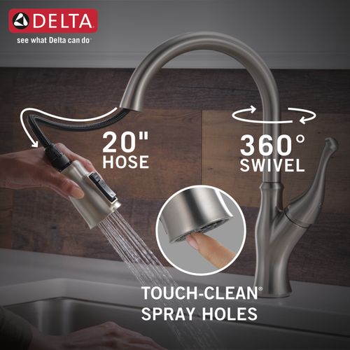 Main product image of Ophelia Single-handle Pull-down Kitchen Faucet (Spotshield Stainless), 19888Z-SP-DST
