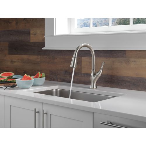 Main product image of Ophelia Single-handle Pull-down Kitchen Faucet (Spotshield Stainless), 19888Z-SP-DST