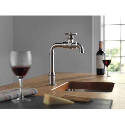 Main product image of Broderick True Bar Kitchen Faucet, 1.5 GPM (Arctic Stainless), 1990LFC-AR