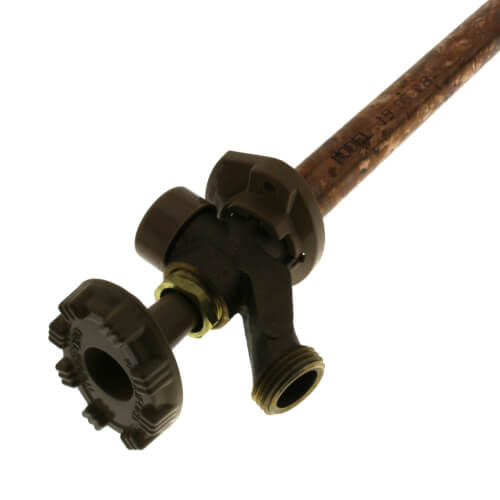 Main product image of Model 19 10", 1/2" x 3/4" Sweat Inlet Anti-Siphon Wall Faucet w/ Metal Handle