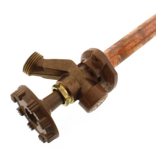 Main product image of Model 19 10", 1/2" MPT x Sweat Inlet Anti-Siphon Wall Faucet w/ Metal Handle