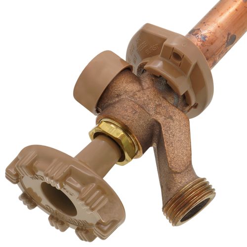 Main product image of Model 19 20", 1/2" MPT x Sweat Inlet Anti-Siphon Wall Faucet w/ Metal Handle