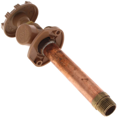 Main product image of Model 19 4", 1/2" MPT x Sweat Inlet Anti-Siphon Wall Faucet w/ Metal Handle