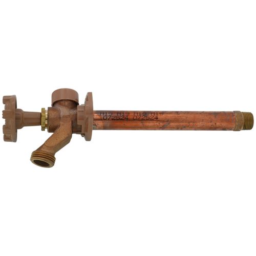 Main product image of Model 19 6", 1/2" MPT x Sweat Inlet Anti-Siphon Wall Faucet w/ Metal Handle