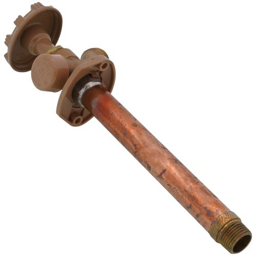 Main product image of Model 19 6", 1/2" MPT x Sweat Inlet Anti-Siphon Wall Faucet w/ Metal Handle