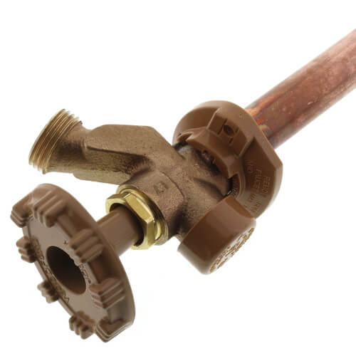 Main product image of Model 19 6", 1/2" x 3/4" Sweat Inlet Anti-Siphon Wall Faucet w/ Metal Handle