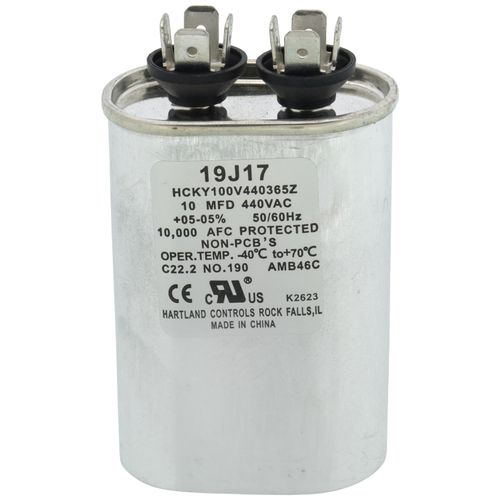 10 MFD Round Run Capacitor (440V), 19J17