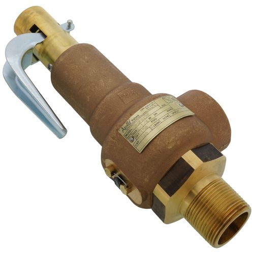 Main product image of 19 Series 1-1/4" MNPT x 1-1/2" FNPT 4,240 LBS/HR Safety Relief Valve (150 psi)