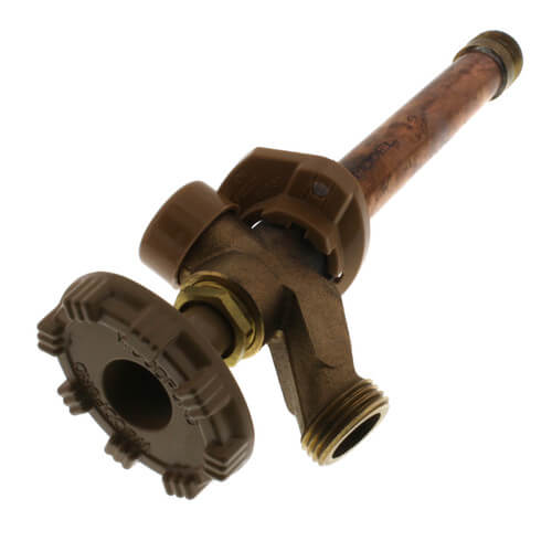 Main product image of Model 19 6", 1/2" FPT x 3/4" MPT Inlet Anti-Siphon Wall Faucet w/ Metal Handle
