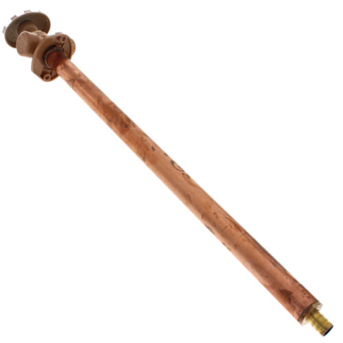 Main product image of Model 19 16", 1/2" PEX Crimp Inlet Anti-Siphon Wall Faucet w/ Metal Handle