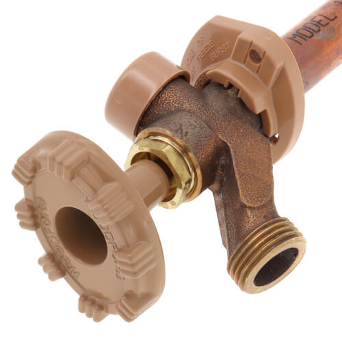 Main product image of Model 19 6", 1/2" PEX Crimp Inlet Anti-Siphon Wall Faucet w/ Metal Handle