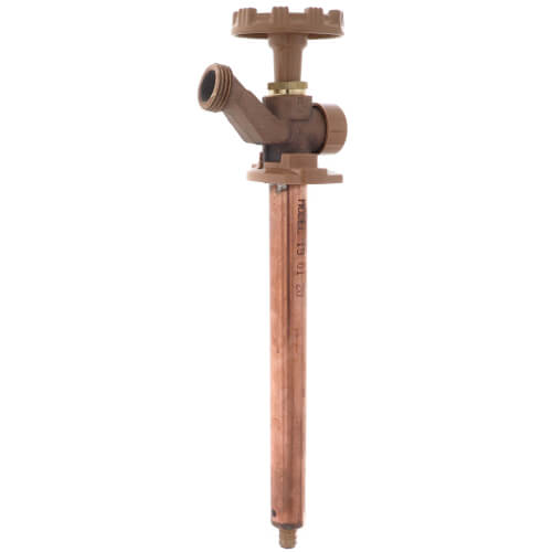 Main product image of Model 19 8", 1/2" PEX Crimp Inlet Anti-Siphon Wall Faucet w/ Metal Handle