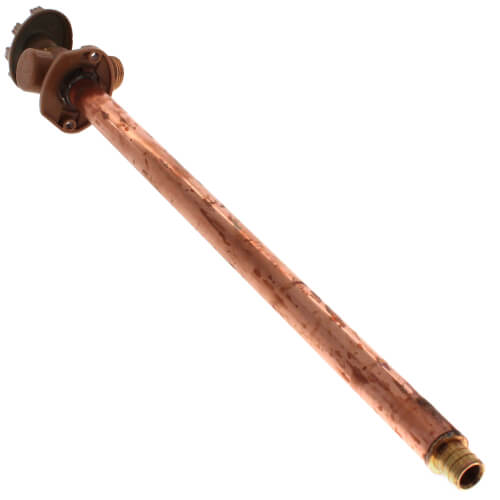 Main product image of Model 19, 16", 3/4" PEX Crimp Inlet Anti-Siphon Wall Faucet w/ Metal Handle