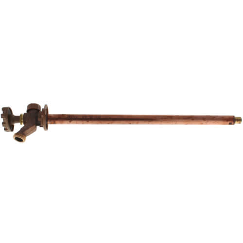 Main product image of Model 19, 16", 3/4" PEX Crimp Inlet Anti-Siphon Wall Faucet w/ Metal Handle
