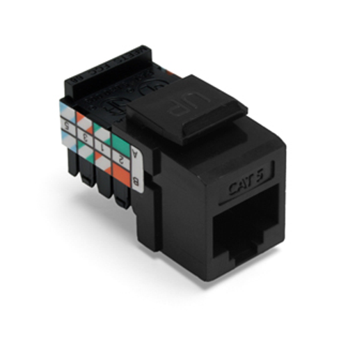 Main product image of Cat 5 Quickport, Jack (Black)
