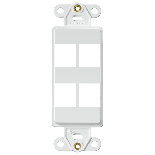 Main product image of Quickport, Decora Insert, 4-port (White)