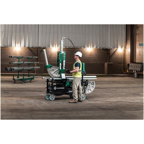 Main product image of 881 Cam-Track Hydraulic Bender for 2-1/2" and 4" Conduits with 980 Hydraulic Pump and Mobile Bending Table
