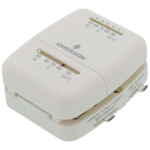 Main product image of Heat/Cool Snap Acting thermostat in white vertical mount