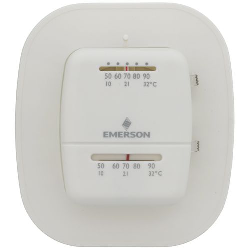 Main product image of Heat/Cool Snap Acting thermostat in white vertical mount