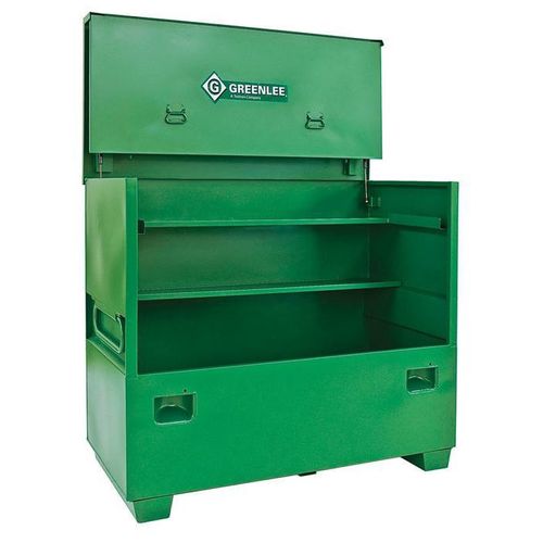 Main product image of 30" D x 48" H x 60" W 16 Gauge Steel Flat-Top Box, Green