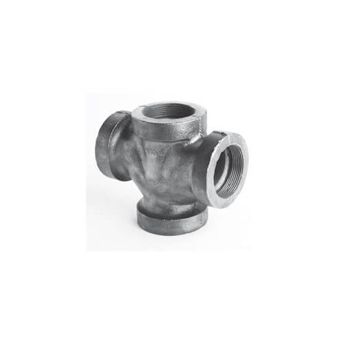 2.BDDY Ward 2.BDDY 2" Black Cast Iron Drainage Double 90° Y Branch