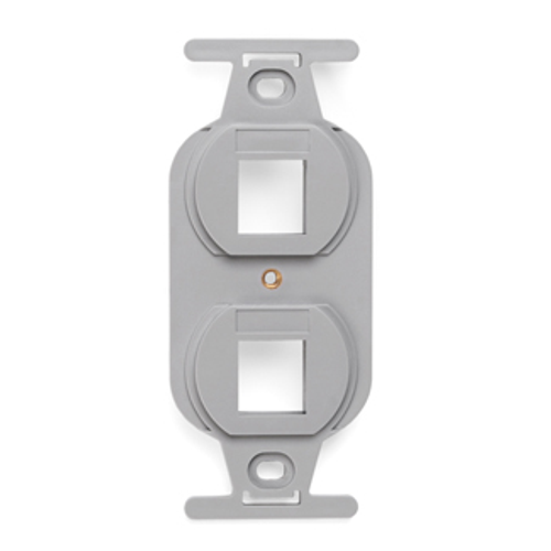 Main product image of Quickport, Duplex Type 106 Insert, 2-port (Gray)