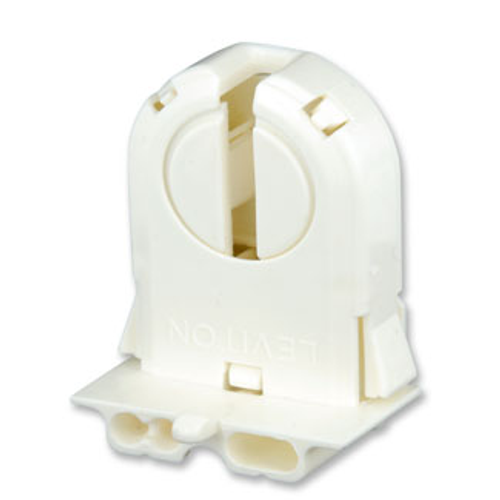 Main product image of Medium Base, T8-t12 Bi-pin, Fluorescent Lampholder, Low Profile, Snap-in Or Slide-on (White)