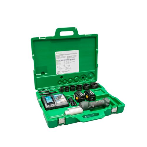Main product image of Intelli-PUNCH Battery-Hydraulic Knockout Kit with Slug-Buster 1/2" - 2" Conduits