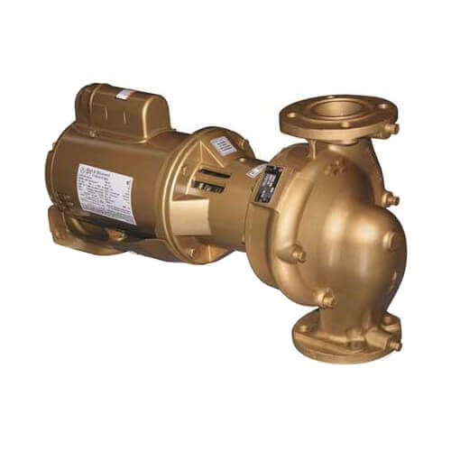 Main product image of 1/3 HP Be602T Series e-60 Bronze 1" x 5-1/4" In-Line Pump (3 PH, 208-230/460V)