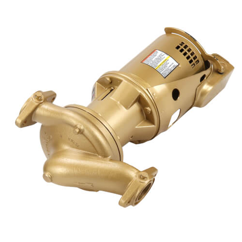 Main product image of 1/2 HP Be608T Series e-60 Bronze 1-1/2" x 5-1/4" In-Line Pump (3 PH, 208-230/460V)