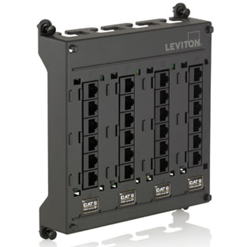 Main product image of Twist & Mount Patch Panel, (24) Cat 6 Ports