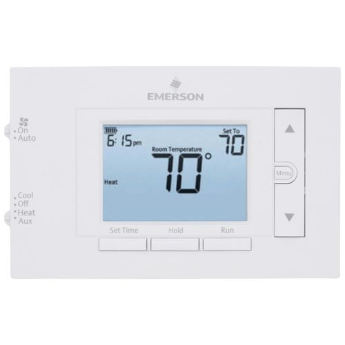 Main product image of 4.5" Display Heat Pump Programmable Thermostat 2 Heat/1 Cool