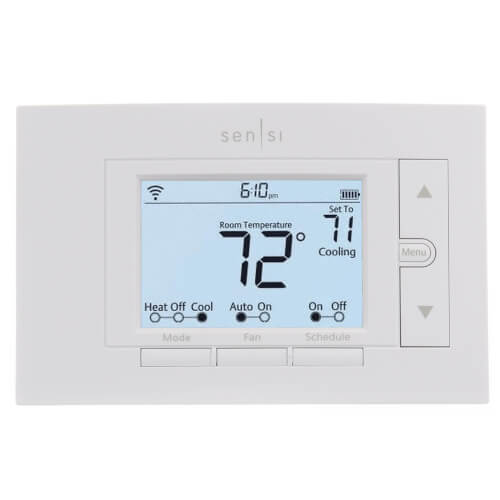 Sensi Pro Wi-Fi Programmable Thermostat for Smart Home, 4H/2C