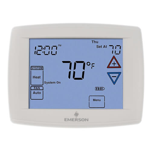 Main product image of Blue Touchscreen Commercial Multi-Stage, or Heat Pump, 7-Day programmable Digital Thermostat