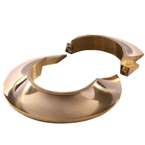 Main product image of 1-1/4" Two-Piece Magnetic Assembly Escutcheon for Concealing Pipework (Unlacquered Brass)