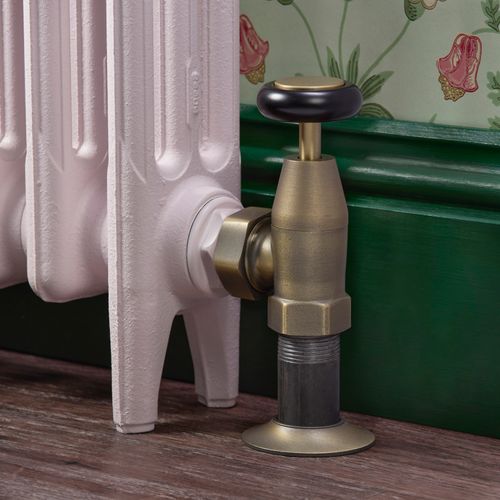 Main product image of 1-1/4" NPT Windsor Full Bore Gate Valve for Steam & Hydronic Systems (Natural Brass)