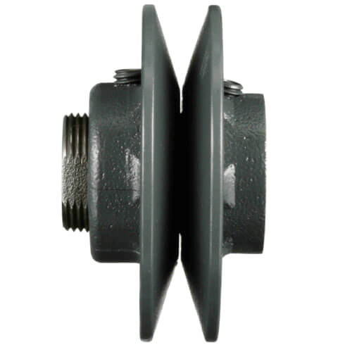 Main product image of 1 Groove Cast Iron Variable Pitch Sheave w/ 3/4" Bore, 3.15" OD