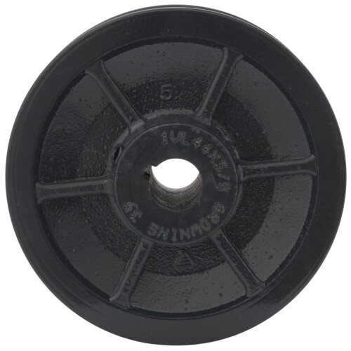 Main product image of 1 Groove Cast Iron Variable Pitch Sheave w/ 5/8" Bore, 4.15" OD