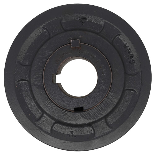 Main product image of 1 Groove Cast Iron Variable Pitch Sheave w/ 1-5/8" Bore, 6" OD