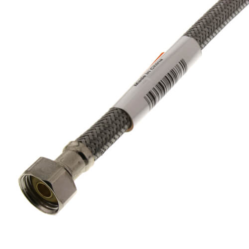 1W72 Fluidmaster 1W72 72" Braided Stainless Steel NoBurst