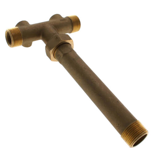 Main product image of 1" X 10" Center to End, No Lead Brass O-Ring Union Tank Tee