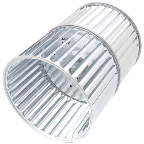 Main product image of 5-3/4 x 7-5/8 CW Double Inlet Blower Wheel 1/2" Bore