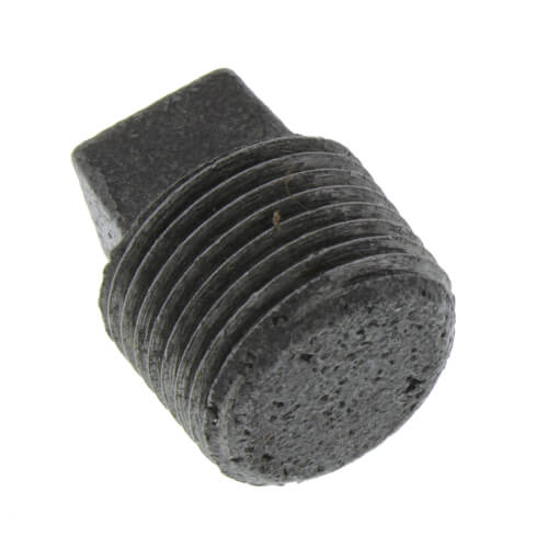 Main product image of 3/8" Black Solid Plug