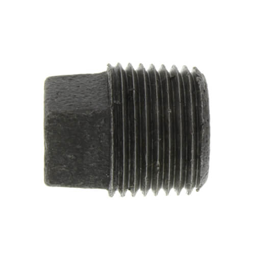 Main product image of 3/8" Black Solid Plug