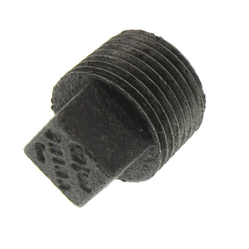 Main product image of 3/8" Black Solid Plug
