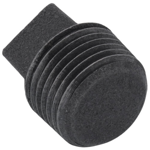 Main product image of 1/2" Black Solid Plug