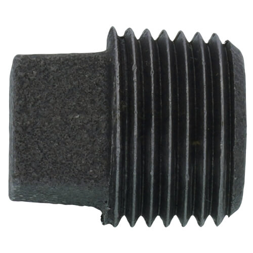 Main product image of 1/2" Black Solid Plug