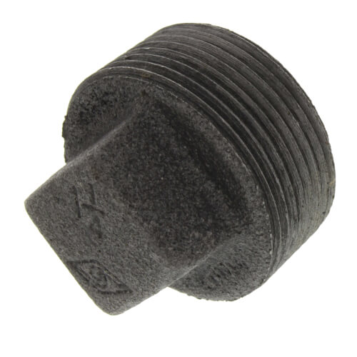 Main product image of 1-1/4" Black Solid Plug